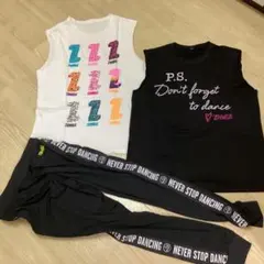 ZUMBA Tシャツ パンツ　Lサイズ　3点セットのサムネイル