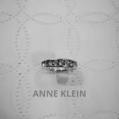 アンクライン　ANNE KLEIN　リング　シルバー　925　指輪　ガラスのサムネイル