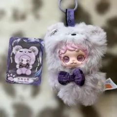 新作⭐︎ mioco ミオコ Warm Hugs 温暖抱抱局 ぬいぐるみ 紫うさぎ