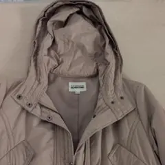 ALPHA CUBIC フード付きベージュジャケット　М