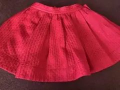 kate spade 赤 プリーツスカート 100cm