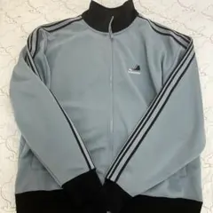 CONVERSE グレー ジップアップジャージ L