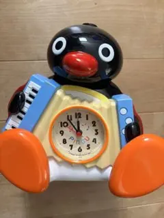 【レア】ピングー アコーディオン型目覚まし時計【アラーム音動作確認済】 動作確認済 美品 PINGU ピングー おしゃべり目覚まし時計
