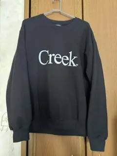 Creek ブラック トレーナー M