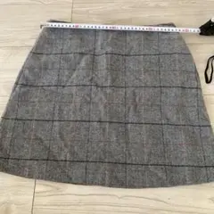 ユニクロ　ウールミニスカート