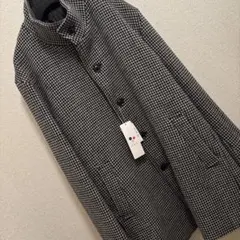 a.v.v. アウター　メンズ　ウールコート　チェック柄 ステンカラーコート