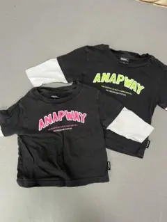 双子ANAPWAY 長袖カットソー 2枚セットのサムネイル