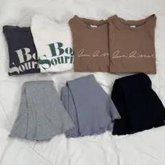 Tシャツ 薄手トレーナー　フレアパンツ　まとめ売り 120サイズ　女の子