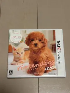 ニンテンドッグス+キャッツ　トイプードル　3DS ソフト　育成ゲーム