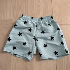 水色の星柄ショートパンツ 95cm