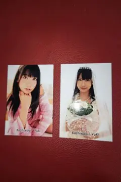 柏木由紀　AKB48 　両面印刷　ブロマイドのサムネイル