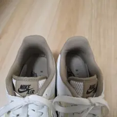 NIKE エアフォース 1 ホワイト/ベージュ クリーニング済 難あり 27.5