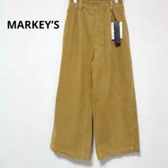 マーキーズ コーデュロイ イージーパンツ ワイド マスタード イエロー