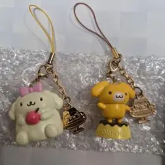 ポムポムプリン シークレットストラップ 　マカロン　タルト　セット