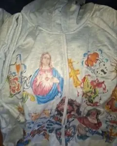 foodie ジップアップパーカー christ 00s opium y2k