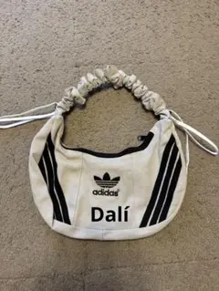 アディダス　adidas 古着　ホワイト　ビンテージ　ハンドバッグ