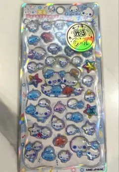 〈正規品〉あわわちゃん　光るジュエルプチドロップシール　カミオジャパン