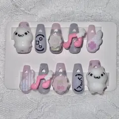 ♡現品♡ハートくり抜きネイルチップ　平成女児　ウィッシュコア　Y2K ショボーン