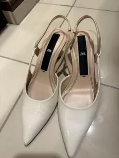 ZARA ポインテッドトゥ　ミュール　37