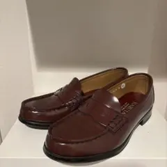 ハルタ コインローファー HARUTA 定番ローファー 茶 24cm