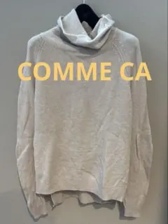 COMME CA タートルネックニット グレー　9のサムネイル