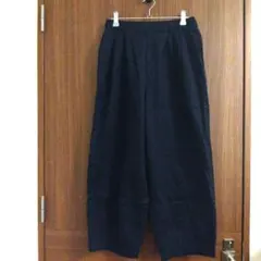 コットン コクーンパンツ 新品 ネイビー