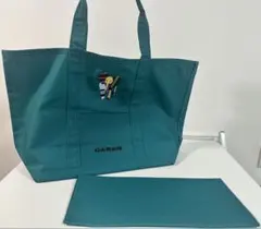★週末SALE★CABaN プレイフルトートバッグ Elephant刺繍グリーン