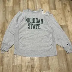 80s トリコタグ　Champion reverse weave ダメージ　襤褸