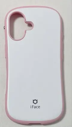 iFace MagSafe対応iPhone16ケース パステルピンク/ホワイト