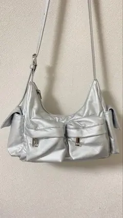 ジディール GIDEAL. mulch pocket 2way シルバー - メルカリ