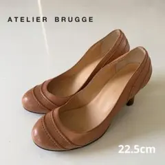 ATELIER BRUGGE レディース パンプス ブラウン　22.5cmのサムネイル