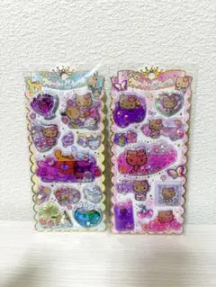 【正規品】ウォーターシール　日焼けサンリオ　日焼けキティ　2種セット