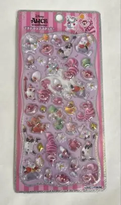 プチドロップステッカー　アリスインワンダーランド