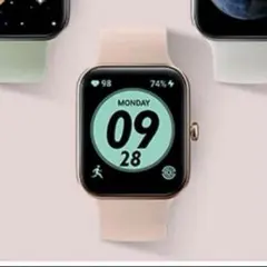 【新品未使用】スマートウォッチ ピンク SKG