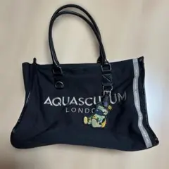 AQUASCUTUM トートバッグ 黒 保冷バック - メルカリ