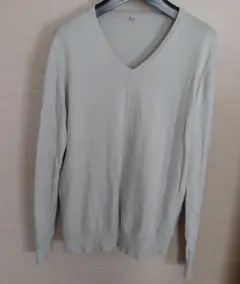 ユニクロ　 コットンVネック ニット