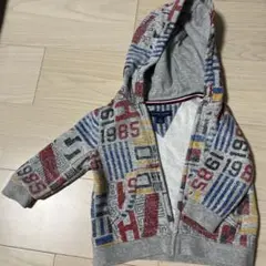 TOMMY HILFIGER フルジップフード付きアウター 18M