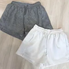 【INDIBRAND】韓国 ブランド ショートパンツ 2点セット売り