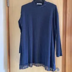 pual ce cin ダークグレー 長袖Tシャツ