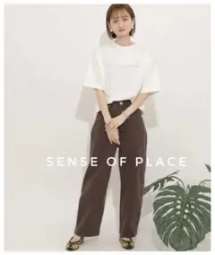 Sense of place センスオブプレイス　カラーコクーンパンツ　サイズM