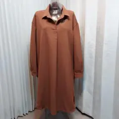 新品未使用　flair　フレア　ストレッチ チュニックワンピース　オーバーサイズ