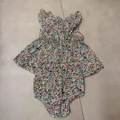ベビー ロンパース ワンピース 花柄のサムネイル