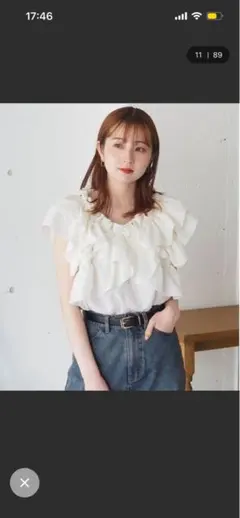 フリル　2wayブラウスのサムネイル