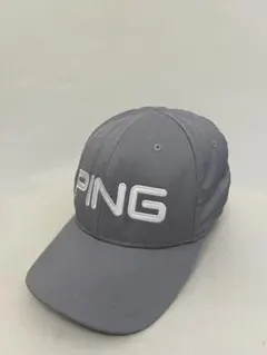 【PING】キャップ グレー スポーツ　ゴルフのサムネイル