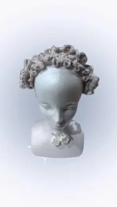 かぎ編み フリルリボン ヘッドドレス ハンドメイド バブーシュカ カチューシャ