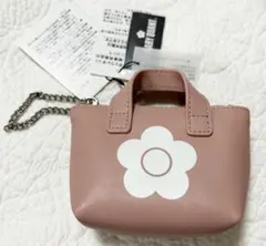 【新品・タグ付き】マリークワント デイジー リトルトート付 ポータブルバッグ