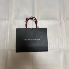TOMMY HILFIGER ショップ袋 中型 黒