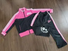 ジャージセット ピンク/黒　フィラ　FILA　 130