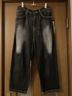 【Y's】ブラックデニム サルエルパンツMのサムネイル