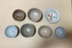 陶器製お猪口7個セット